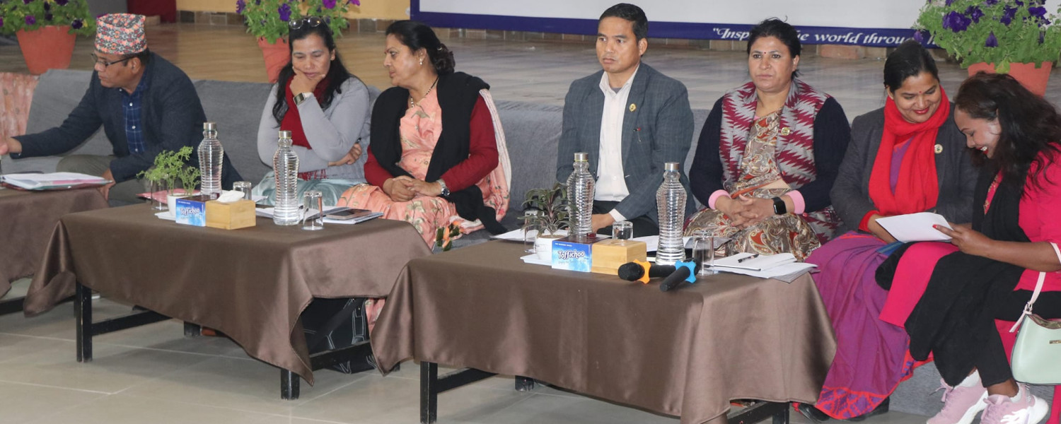 माननीय मन्त्री उर्मिला बिश्वकर्माज्यु नेपाल कानुन समाजद्वारा सुर्खेतमा आयोजित